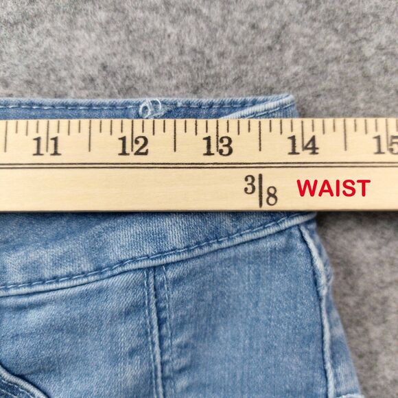 Laurie Felt Women’s Silky Baby Bell Jeans Size SP Light Wash Stretch Flare Vital - Picture 4 of 13